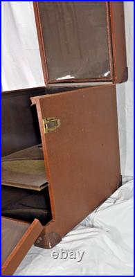 Vtg Electric Iron Traveling Salesman Sample Advertising Appliance Display Case