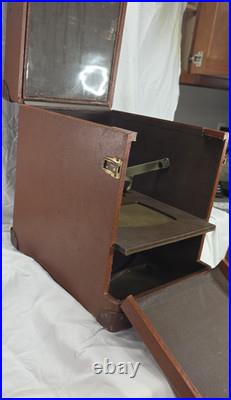 Vtg Electric Iron Traveling Salesman Sample Advertising Appliance Display Case