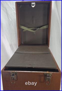 Vtg Electric Iron Traveling Salesman Sample Advertising Appliance Display Case