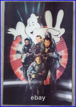 Vtg Ghostbusters 2 Movie VHS Laser Disc Store Display 3D Standee Cardboard
