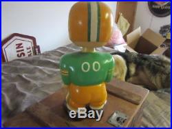 Vtg Green Bay Packers 1960 14 Promotional Store Display Bobblehead Nodder RARE