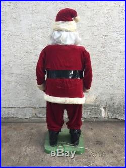 Vtg Harold Gayle Mechanical Santa 70 Rare Life size Macy NY Store Display L@@K