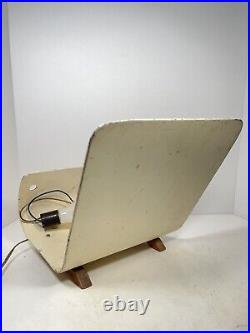 Vtg Jensen Phonograph Needle Counter Top Light Up Store Display with Microscope