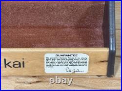 Vtg Kershaw by Kai Knife display case 3 tier 14 wide 9 tall 12 deep w key