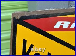 Vtg Kodak Advertising Store Display Sign Gold 200 Sided 3d Plaque VERY COOL 34