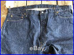 Vtg Levi's Redlines denim jeans store display sign button fly pants strauss rare