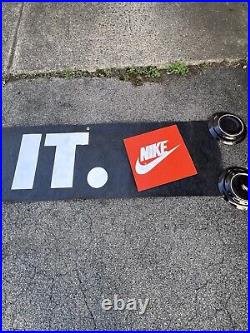 Vtg Nike Rare 80s Store Display Paper Banner Sign 10.5 Ft. Jordan 90s Basketball