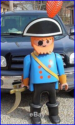 Vtg Playmobil LIFE SIZE Pirate Store Display Red Beard