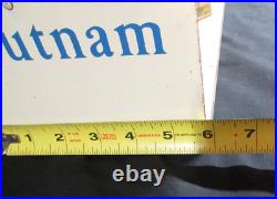 Vtg Putnam Fadeless Dyes and Tints Advertising Store Display Cabinet with Product