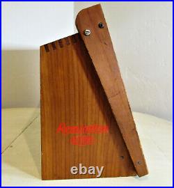 Vtg Remington Du Pont Hi-Speed 22s Kleanbore Wood Display Case Counter Table Top