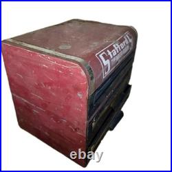 Vtg Stafford'S Advertising Typewriter Ribbons Counter Store 3 Drawer Display Box