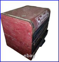 Vtg Stafford'S Advertising Typewriter Ribbons Counter Store 3 Drawer Display Box