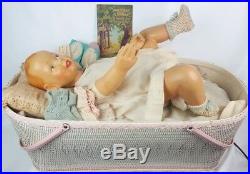 Vtg Sweetheart Soap Baby Doll Store Display Mechanical Advertising Doll 1940s