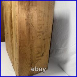 Vtg Table Talk Wooden Pie Display Shelf Stamped Pastry Co Inc Worcester, Ma Vguc