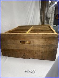 Vtg Table Talk Wooden Pie Display Shelf Stamped Pastry Co Inc Worcester, Ma Vguc