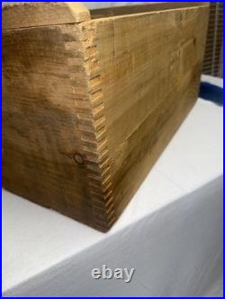 Vtg Table Talk Wooden Pie Display Shelf Stamped Pastry Co Inc Worcester, Ma Vguc