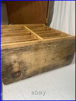 Vtg Table Talk Wooden Pie Display Shelf Stamped Pastry Co Inc Worcester, Ma Vguc