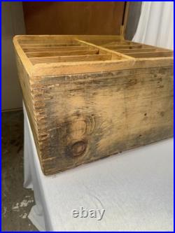 Vtg Table Talk Wooden Pie Display Shelf Stamped Pastry Co Inc Worcester, Ma Vguc