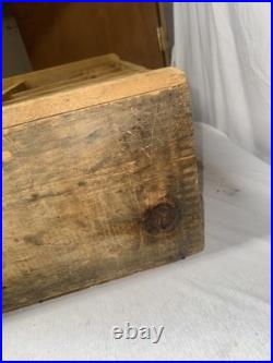 Vtg Table Talk Wooden Pie Display Shelf Stamped Pastry Co Inc Worcester, Ma Vguc