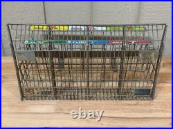 Vtg WRIGLEYS GUM store counter top/wall mount metal rack display collectible