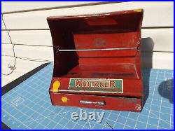 Vtg Whitaker Automotive Service Store Electrical Cable Display & Fuse Rack Metal