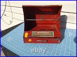 Vtg Whitaker Automotive Service Store Electrical Cable Display & Fuse Rack Metal