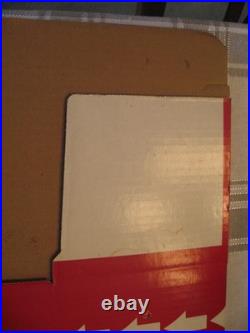 Vtg Wrigley's Big Red Gum Plen T Pak Cardboard Store Display Unassembled