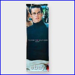 Vtg Y2K Tommy Hilfiger Eyewear HUGE Store Display Banner, 2 Sided, Poster Sign