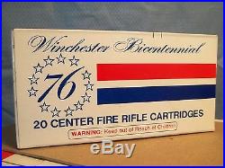 Winchester Rifle Gun Bicentennial 1976 Cartridge Boxes Store Display