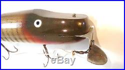 WOW! MAN CAVE SPECIAL HUGH CREEK CHUB PIKIE DISPLAY LURE With PROVENANCE