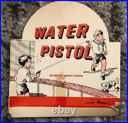 Water Pistol Toys in Store Display Box Squirting Unused Vintage 36 Squirting Toy