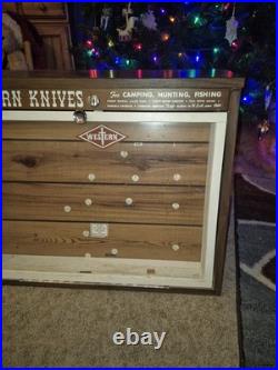 Western Knives Display Case Vintage Store Display