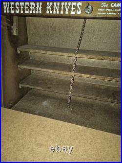 Western Knives Display Case Vintage Store Display