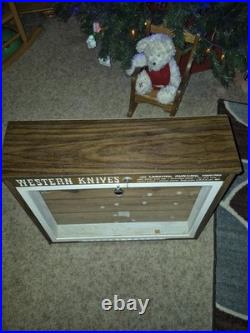 Western Knives Display Case Vintage Store Display