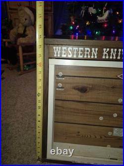 Western Knives Display Case Vintage Store Display
