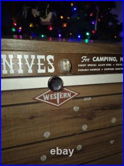 Western Knives Display Case Vintage Store Display