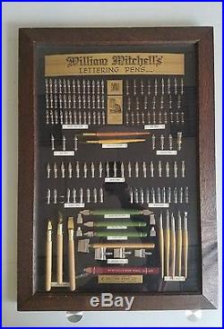 William Mitchell's Lettering Pens Vintage Store Display