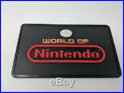 World of Nintendo NES SNES Store Super Display Sign Promo Promotional VTG