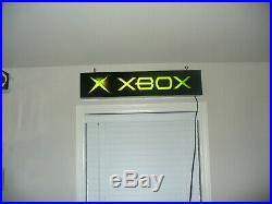 XBOX lighted sign Original X-Box Xbox Vintage Store Display