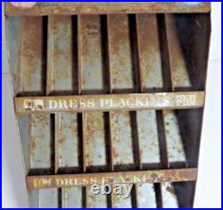 Zipper store display vintage tin Coats & Clark's